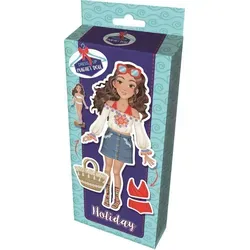 Magnetische Puppe im Urlaub