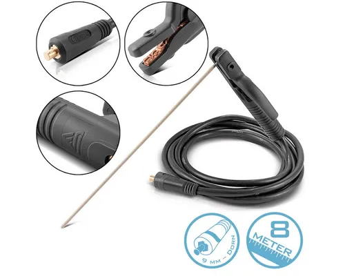 STAHLWERK Elektroschweißgerät MMA, ARC Elektrodenhalter bis 200 A - Schweißgeräte mit hochwertigem Elektrodenhalter, bis 200 A belastbar, ideal für professionelle Anwendungen in Industrie und Handwerk.