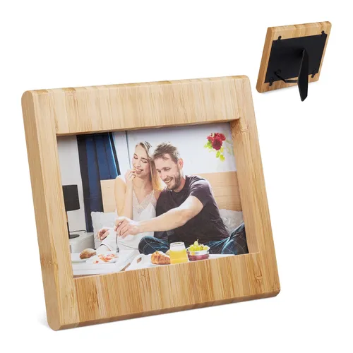 Bilderrahmen Bambus Bildhalter Stehbilderrahmen befüllbar Fotorahmen 10x15 natur