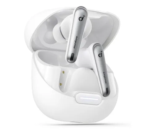 soundcore Liberty 4 NC - True-Wireless In-Ear Bluetooth-Kopfhörer in Weiß, mit Noise Cancelling und Herzfrequenzmesser für ultimativen Hörgenuss