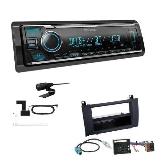 Kenwood Digital Autoradio DAB+ Bluetooth Alexa für Mercedes-Benz SLK mit Canbus