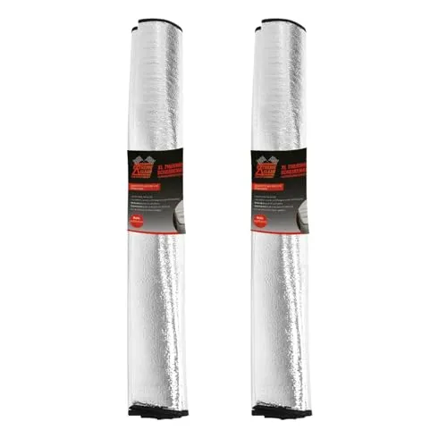 2er Set Scheibenabdeckung Sonnenschutz Winterschutz 210x97 cm Scheiben Abdeckung für SUVs & Vans Windschutzscheibe Frontscheibenabdeckung