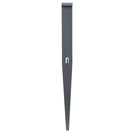 bellissa Bodenanker-Fixierung für Rasenkanten anthrazit 20cm - Stabiler Erdanker für Beetabgrenzungen (45er Set) - EINFACHE ANWENDUNG: Robuste Metall-Bodenanker für eine kinderleichte Fixierung von Rasenkanten und Beeteinfassungen direkt im Erdreich, ideal für den Außeneinsatz.