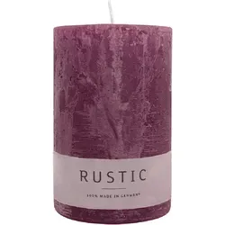 RUSTIC-Stumpenkerze Erika, WENZEL, 110/70 mm, Brenndauer ca. 51h, selbstverlöschend