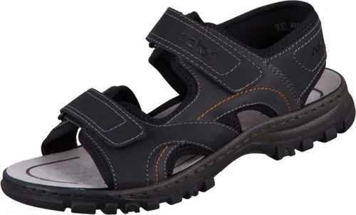 Rieker Herren Klassische Sandalen 25053 - Wanderschuhe für Herren, bequeme Sandalen mit Klettverschluss, ideal für warme Sommertage und Freizeitaktivitäten.