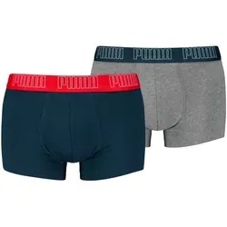 PUMA Trunk PUMA MEN EVERYDAY TRUNKS 2P (2er Pack) mit Logobund grau L