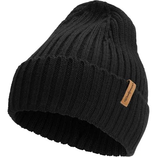 Woolpower Beanie Rib - Merino Mütze black - Stylische Beanie Rib von Woolpower aus 70% Merinowolle, ideal für kaltes Wetter. Die dichte Strickmütze sitzt eng am Kopf und bietet optimalen Schutz.