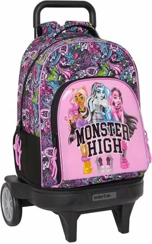 Schulrucksack Monster High Drama Bunt 33 x 45 x 22 cm