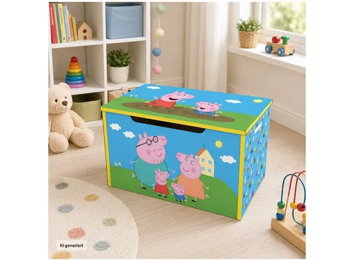 HTI-Living Peppa Pig Spielzeugtruhe blau