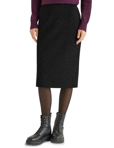 Cecil Damen Midi-Satinrock