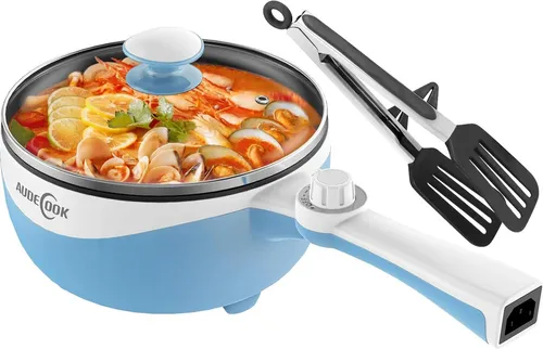 Audecook Elektrische Hot Pot 1,7 L – Tragbare Mini-Elektropfanne