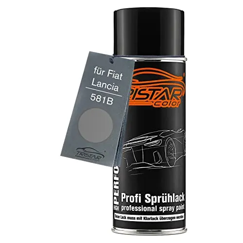 TRISTARcolor Autolack Spraydose für Fiat/Lancia 581B Grigio Maestro Perl Basislack Sprühdose 400ml