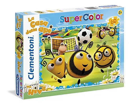 Clementoni 26918 – Puzzle 60 teilig alle A Spielen The Hive, die Haus Bienen