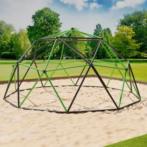 VESKA Klettergerüst Dome Climber für Kinder - Robustes Klettergerüst aus Stahl mit einem Durchmesser von 360 cm, ideal für Kinder ab 3 Jahren, fördert die motorischen Fähigkeiten und sorgt für stundenlangen Spielspaß im Freien.