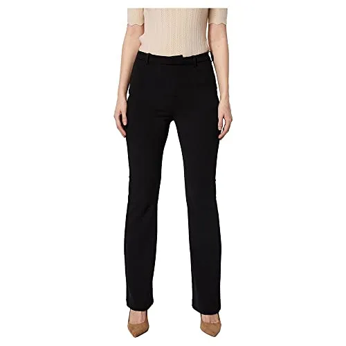 VERO MODA Damen Vmamira Mr Flared Pant Ga Noos Hose, Schwarz, XXL / 34L EU