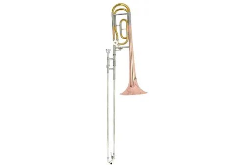 Monzani Posaune MZSL-233Q - Bb/F Tenorposaune mit Quartventil, ideal für Einsteiger. Aus Messing und Goldmessing gefertigt, bietet sie eine hervorragende Intonation und komfortable Spielbarkeit. Inklusive Hardcase und Mundstück.