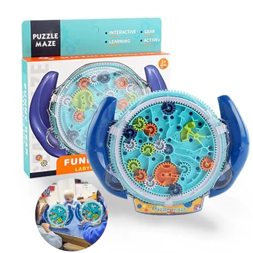 Magnetische Labyrinth-Spiel, 3D Maze Labyrinth, Labyrinth-Puzzle-Spiele für Kinder im Alter von 4-8 Jahren, Geschenke für Kinder, Konzentration zu Lernen Herausforderungen Spiele