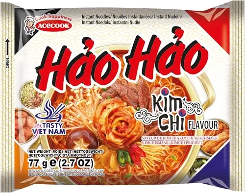 HAO HAO Instantnudeln, Kim Chi - 30 x 77 g