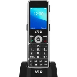 SPC WD100 – Schnurloses Telefon mit SIM 4G, Ladestation, Volte- und VoWiFi-Anrufe, 2,4-Zoll-TFT-Display, Android - Schwarz