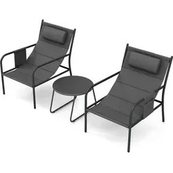 GOPLUS 3tlg. Gartenmöbel Set