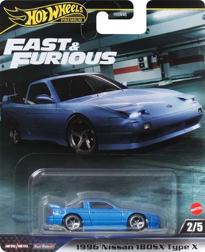 NISSAN 180SX Type X Fast & Furious Hot Wheels Premium Mattel Auto Die-cast 1996