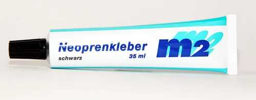 M2 Neopren Reparatur Neoprenkleber 35 ml - Reparaturkleber für Neopren, ideal für schnelle und zuverlässige Reparaturen von Sport- und Freizeitartikeln.