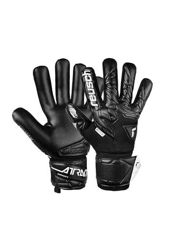 REUSCH Herren Handschuhe Attrakt Infinity NC - Torwarthandschuhe mit langlebigem Reusch Grip Infinity Latex für optimalen Halt und Abriebfestigkeit. Atmungsaktives Mesh sorgt für beste Luftzirkulation und maximalen Komfort.