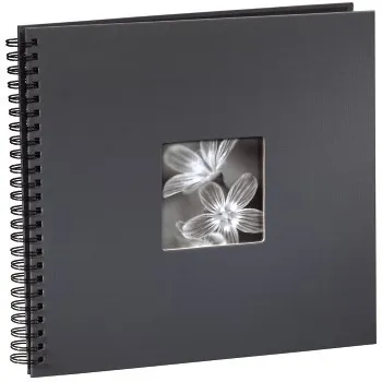 Hama Archivierung -Fotoalben- Fine ArtSpiral grau 36x32 50 schwarze Seiten 948