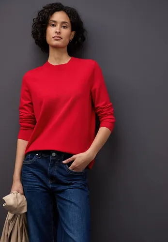 Street One Damen 3016954 Kuscheliger Pullover, Racing red, 36