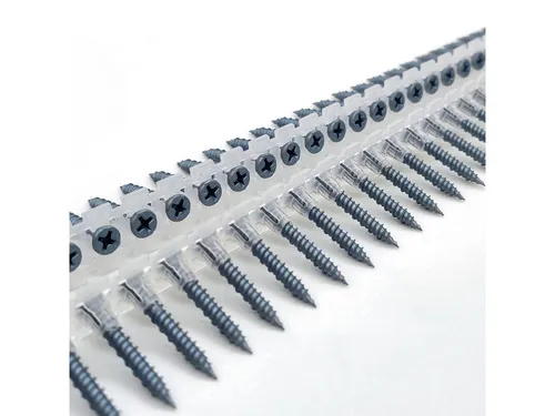 adunox Schnellbauschraube BLUEfast500® Magazinschrauben Faserplattenschrauben Hi-Lo-Gewinde PH2, (1000 St)