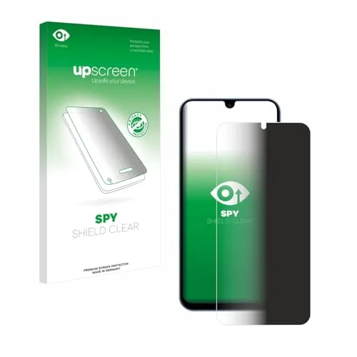 upscreen Anti-Spy Blickschutzfolie für Samsung Galaxy A15 5G Made in Germany, Privacy Screen Displayschutz-Folie [Sichtschutz, Blaulichtfilter]