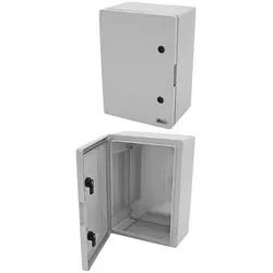 ARLI Schaltschrank Industriegehäuse verzinkter Montageplatte Steckdosenverteiler (Montageplatte, Verriegelungsschlüssel, Befestigungsmaterial, IP65), 500 x 700 x 245 mm / schlagfest / halogenfrei grau 50 cm x 70 cm x 24.5 cm