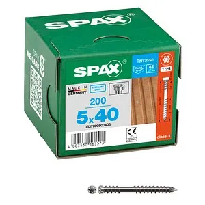 Spax Terrassenschrauben T-Star plus 5 x 40mm, Edelstahl A2