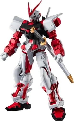 TAMASHII NATIONS - Gundam Astray Red Frame Action Figure - Actionfigur aus der Gundam UNIVERSE-Linie, inklusive Gerbera Straight Waffe und austauschbaren Armen für kreative Spielmöglichkeiten.
