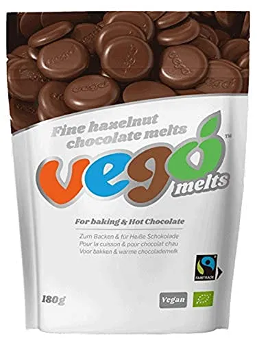 Vego Fine Hazelnut Chocolate Melts, 180 g