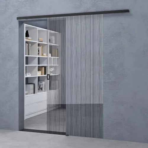 doporro Glasschiebetür Mu001 in schwarz von doporro