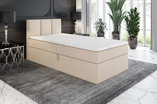 A&J MöbelLand Boxspringbett NASI mit Bettkasten
