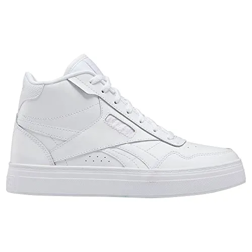 Reebok Classics Court Advance Bold High Sportschuhe Weiß EU 36 - Stiefel mit hohem Schnitt für Old-School-Look, gepolstert mit Ortholite-Einlegesohle für Komfort und Bakterienschutz. Ideal für lässige Outfits und Alltag.