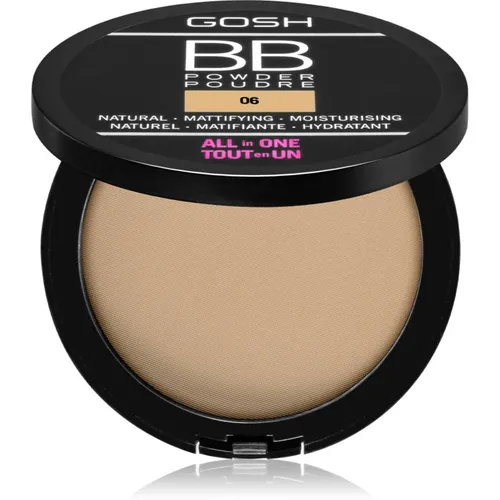 Gosh BB mattierendes Puder Farbton 06 Warm Beige 6.5 g