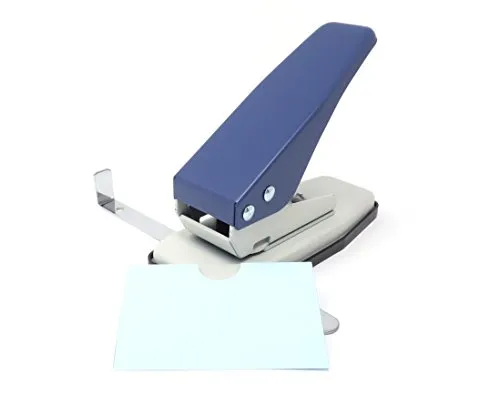 Daumenlochstanze Kalender DIN A4 - Bindegeräte-Zubehör mit variabler Seitenanschlag und 20 Blatt Stanzleistung, ideal für professionelle Kalenderaufhängungen.