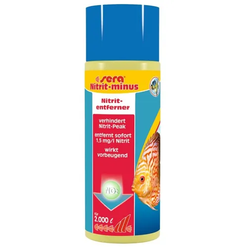 sera Nitrit minus Nitritentferner Soforthilfe Süßwasser Aquarium 32302 500 ml