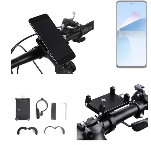 K-S-Trade Smartphone-Halterung für Oukitel C58 – Fahrradhalterung schwarz - Praktische Smartphone-Halterung für das Oukitel C58, ideal für die Lenkstange. Sicherer Halt, einfach zu montieren und perfekt für Radfahrer.