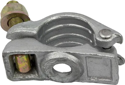 GeZu Impex® Halbkupplung 48 mm mit Bundmutter SW 22, Gerüstkupplung, Gerüstschelle,