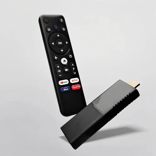 BOXPUT Q3 4K Ultra HD TV-Stick HDR, Schneller WiFi 6 Android-Stick, TV-Stick mit USB Anschluss, Dual WiFi | BT | 2GB RAM 16GB ROM, mit BT Sprachfernbedienung