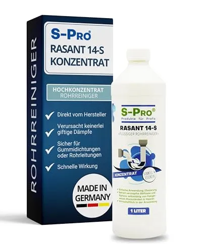 Rohrreiniger flüssig S-Pro Rasant 14-S Rohr-frei