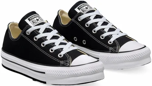 Converse Chuck Taylor All Star EVA Lift Canv Sneaker, Gr. 37, weiß - Sportliche Sneaker aus pflegeleichtem Textil, ideal für Outdoor-Aktivitäten. Mit verstellbarer Schnürung für perfekten Sitz und geringem Gewicht.