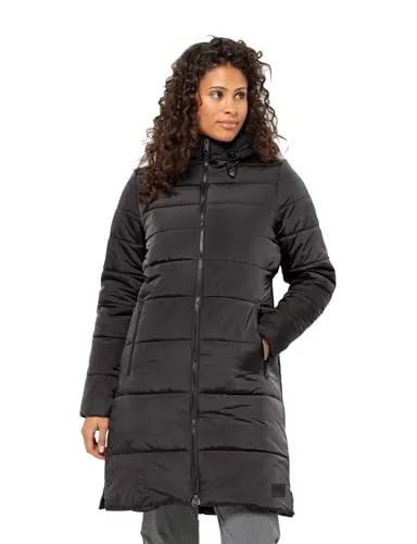 Jack Wolfskin EISBACH Coat W - Phantom, XS - Funktionsjacke mit praktischem Systemreißverschluss, ideal für wechselhaftes Wetter. Kann einzeln oder kombiniert getragen werden, schützt zuverlässig bei Regen und Schnee.