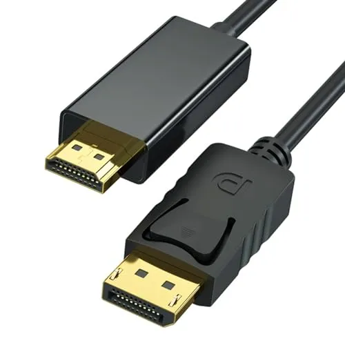 Mepsies DisplayPort auf HDMI Kabel 1,8 m – 4K DP zu HDMI Adapter