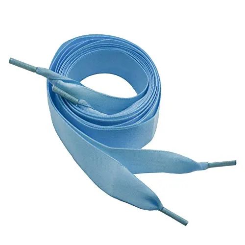 maDDma 1 Paar Satin-Schnürsenkel 110cm x 19mm Bekleidungskordel Kordel Schnüre