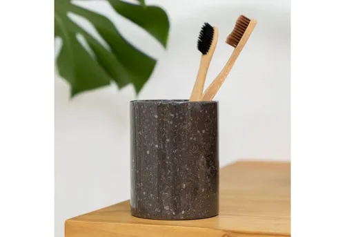 Zahnbürstenhalter Schwarz von Wohnfreuden